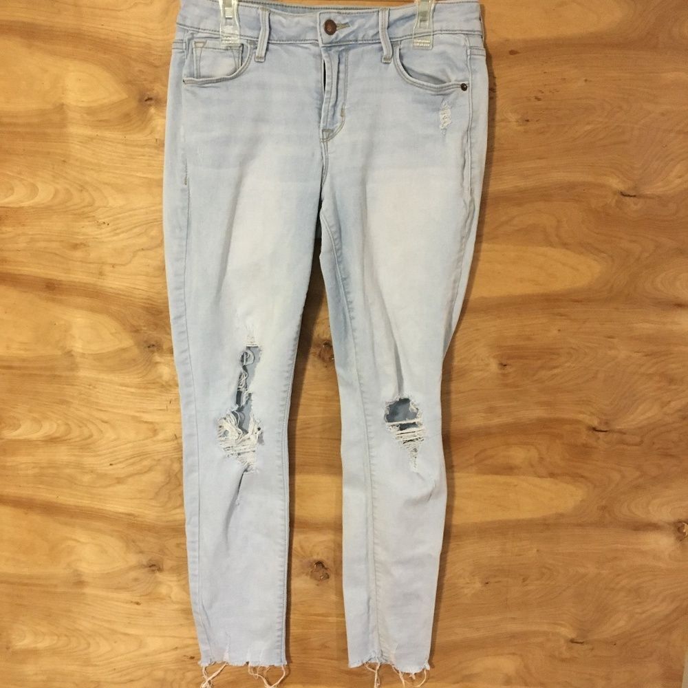 old navy Women's sz 4 rockstar mid skinny jeans